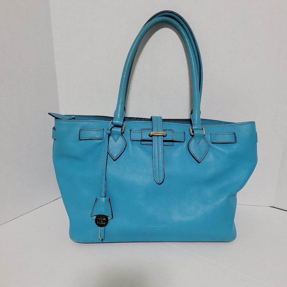 Dooney Bourke Monticatini Shopper Turquoise